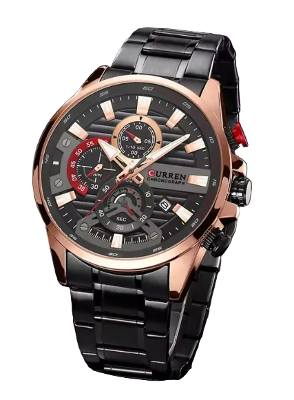 Reloj Curren 8415 Negro Acero Inoxidable - 1