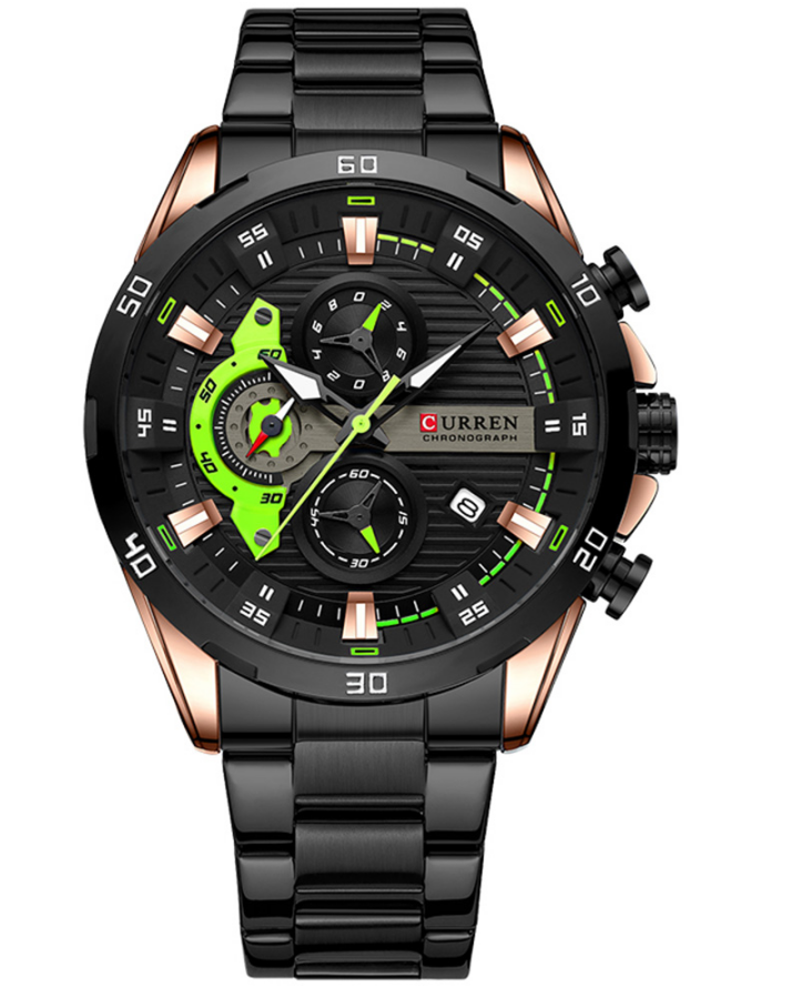 Reloj Curren 8402 Negro Acero ino