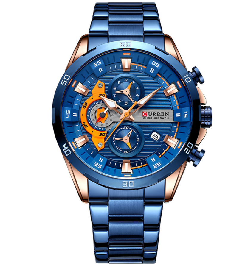 Reloj Curren 8402 Azul Acero inox