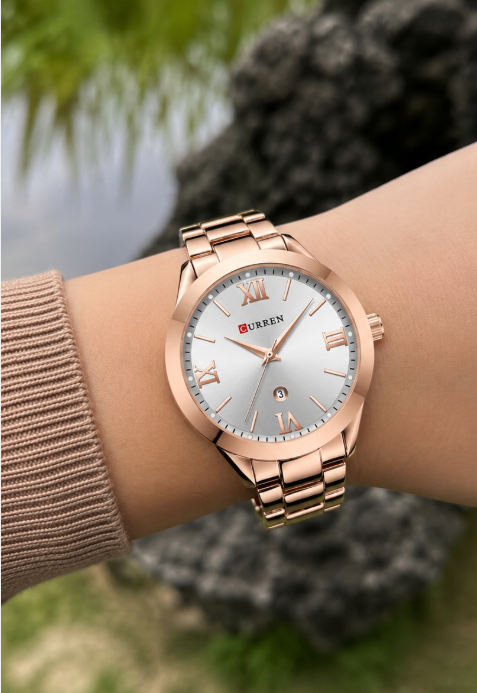 Reloj Curren Dama 9007 Oro Plateado