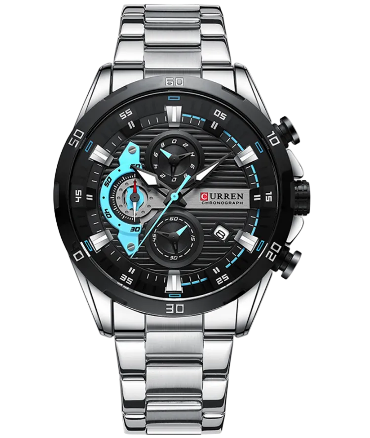 Reloj Curren 8402 Plateado Acero Inoxidable - 1