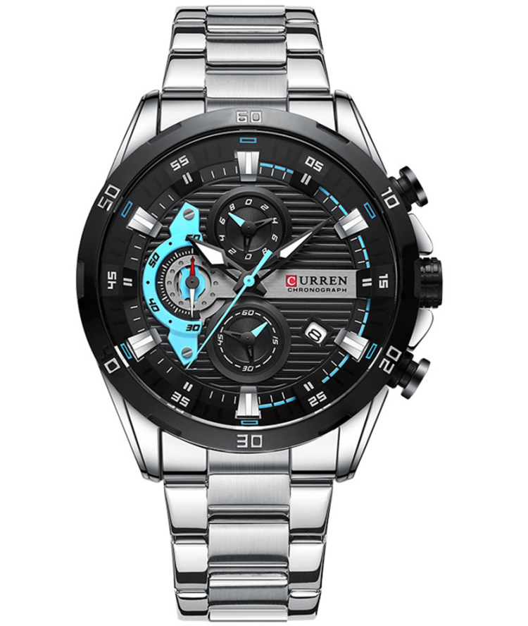 Reloj Curren 8402 Plateado Acero inox